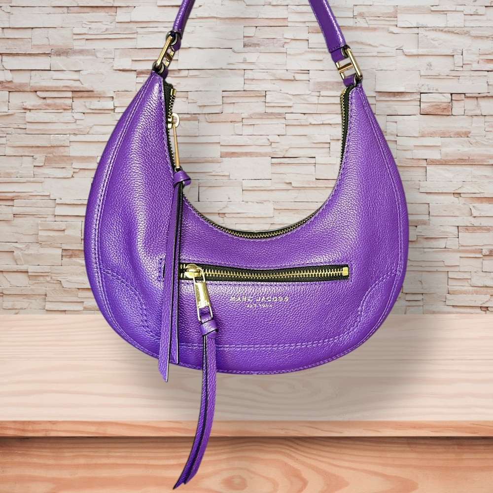 Marc Jacobs Vibrant Purple Hobo Bag